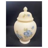 Fenton, custard, glass, ginger jar and painted b