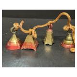 1960s brass Christmas bells