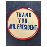 President Eisenhower thank you Mr. President