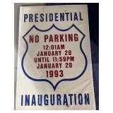 1993 presidential inauguration no parking