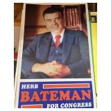 Campaign posters, several different candidates