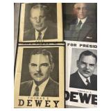 Thomas Dewey and Earl Warren campaign posters