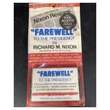 Richard Nixon souvenir of a lifetime, farewell,