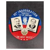 45th inauguration Linden B Johnson, 6 inch