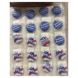 DUKAKIS campaign buttons