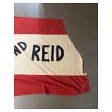 1892 Harrison and Reid political banner 6 1/2
