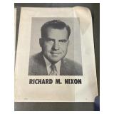 Richard Nixon campaign poster original 3
