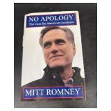 No apology Mitt Romney book