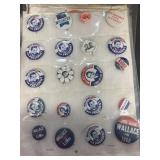 Wallace presidential campaign buttons