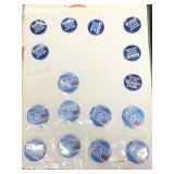 Reagan and Bush political button