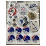 Steve goldsmith, Quayle Bowen political buttons