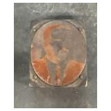 Theodore Roosevelt reverse print stamp