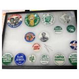 Jimmy Carter campaign buttons