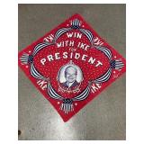 Win with Ike for president original scarf