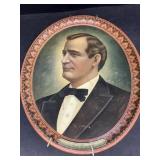 Bryan oval metal tray