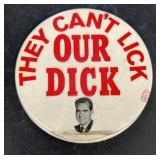 Richard Nixon campaign button they can