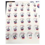 John Glen, US Senate campaign buttons