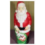 Vintage Santa blow mold