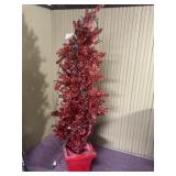 Red Christmas tree