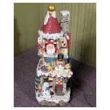 Santa light up toy shop 3 foot tall