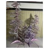 (4) sterling Forest Christmas trees, 2 foot - 4 ft