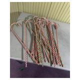 Candy cane decorations, 2 foot