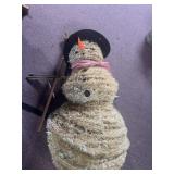 Snowman lighted decoration