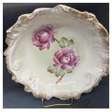 Rose painted deep bowl