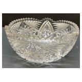 Cut glass bowl