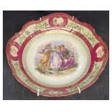 Angelica Kaufman handpainted three women bowl