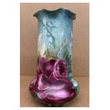 Hand-painted rose vase, 1493