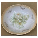 Germany hand painted bowl flowers