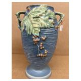 Roseville 35-9 BUSHBERRY blue vase