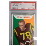 1965 Topps E.A. Sims, PSA-7