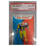 1965 Topps John Barrow, PSA-8