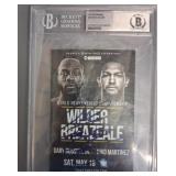 Deontay Wilder Autographed Ticket