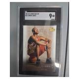 2003 UD Lebron James RC, #26, SGC-9