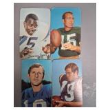 (4) 1970 Football Cards