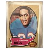 1970 O.J. Simpson Rookie Card