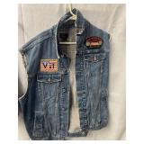 Denim vest size medium Vietnam