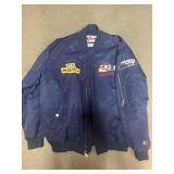 Rusty Wallace Miller time, NASCAR jacket size