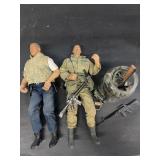 Soldier action figures with accessories