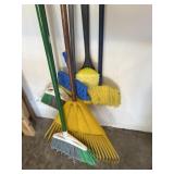 Brooms, rakes, and brushes