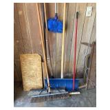 BRooms and shovel