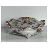 Serving dish porcelain hand-painted