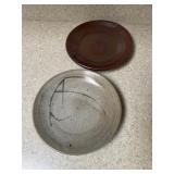 Studio pottery plates
