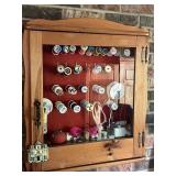 Sewing thread spool cabinet