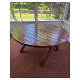 Round Folding Picnic table