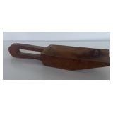 Wooden scoop hand carved