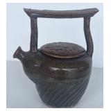 Studio pottery tea pot